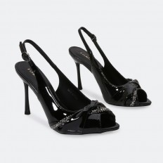 HSQ377 Shiny Heeled Sandal...