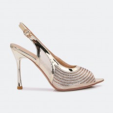 HSQ433 Heeled Sandal with a...