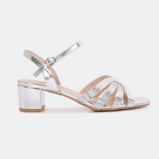 LSQ818 Wide Heel Sandal