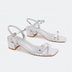 LSQ824 Heeled sandal with a...
