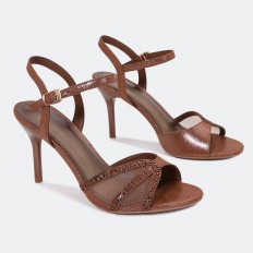 QSQ760 sandal with a tulle...