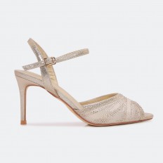QSQ773 Heel Sandal Made of...