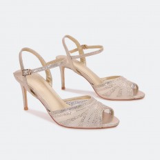QSQ773 Heel Sandal Made of...