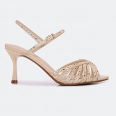 QSQ775 Heel Sandal with a...