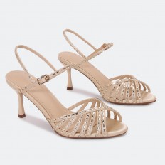 QSQ775 Heel Sandal with a...