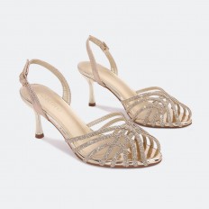 QSQ776 Shiny heeled sandal...