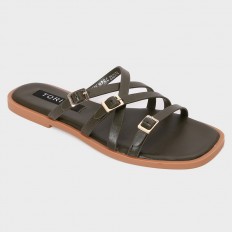 ZX2974 flat slippers with a...