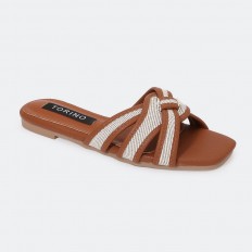 ZX2977 Flat slippers with a...