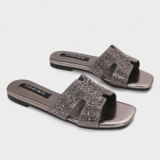 ZX3172 Flat slippers with...