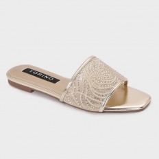 ZX3180 flat slippers with a...