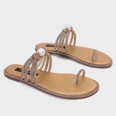 ZX3188 Flat slippers with a...