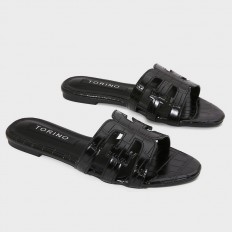 ZX3241 Flat slippers with...