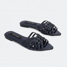 ZX3297 Shiny Flat slippers