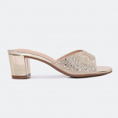 BXQ2268 Wide heel slippers...