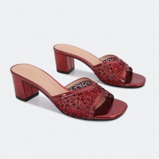 BXQ2281 Heeled slippers...