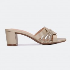 BXQ2285 Heeled slippers...