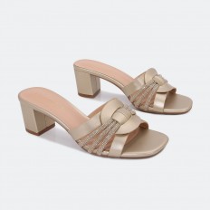 BXQ2285 Heeled slippers...