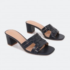BXQ2294 Casual wide heel...