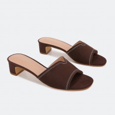 BXQ2319 Short heel slippers...
