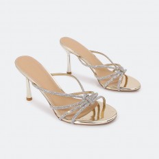 HXQ525 Thin heel slippers...