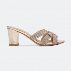 HXQ579 Wide Heel slippers...