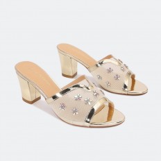 HXQ581 Heel slippers with a...