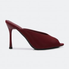 HXQ596 Satin material heel...