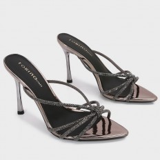 HXQ614 Chic heel slippers...
