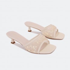 HXQ623 Heels with Tulle...