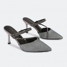 HXQB114 Shiny Heel Sandals...