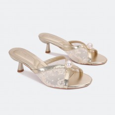 NXQ2578 Heeled slippers...