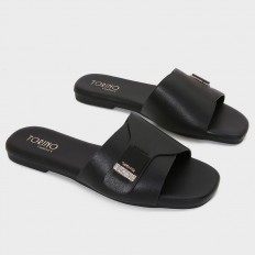 OX3224 Flat slippers with a...