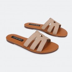 ZX2875  نعال مسطح أنيق ذو...