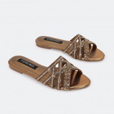 ZX2925 نعال مسطح شيك مزين...