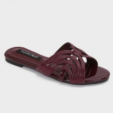 ZX3142  نعال فلات لامع