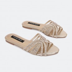 ZX3326 Shiny Flat slippers