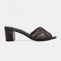 ZXQ2464 Shiny wide-heeled...