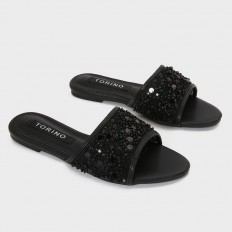 ZX3176  نعال مسطح مزين...