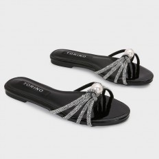 ZX3181 نعال مسطح مزين بحبال...