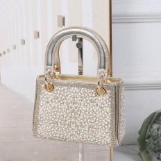 JD-95 حقيبة سهرة مزينة باللآلئ