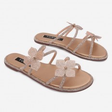 ZX3192 نعال فلات مزين...