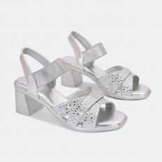 OSQ756 Wide-heeled sandals...