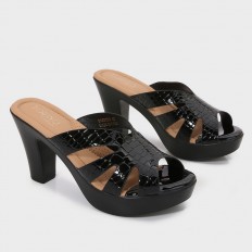 OXQ2233 Shiny Platform Heel...