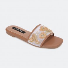 ZX3323 Flat slippers with a...