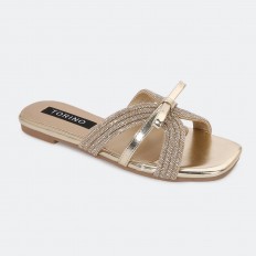 ZX3334 Flat Shiny slippers...