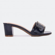 BXQ2291 Shiny heel slippers...