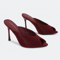 HXQ596 Satin material heel...