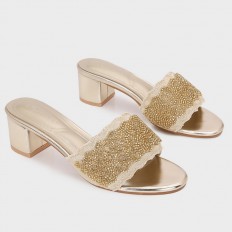 NXQ1986 Wide Heel Slippers...