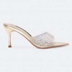 QXQ1608 Heel slippers with...