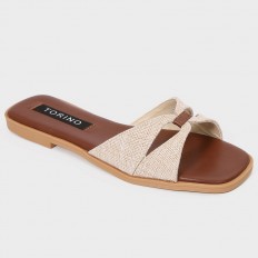 ZX2832 نعال مسطح ذو مقدمة...